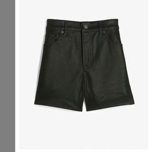 Express faux leather shorts